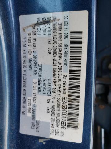 2018 Mazda 3 Touring VIN: 3MZBN1V30JM251275 Lot: 55066334