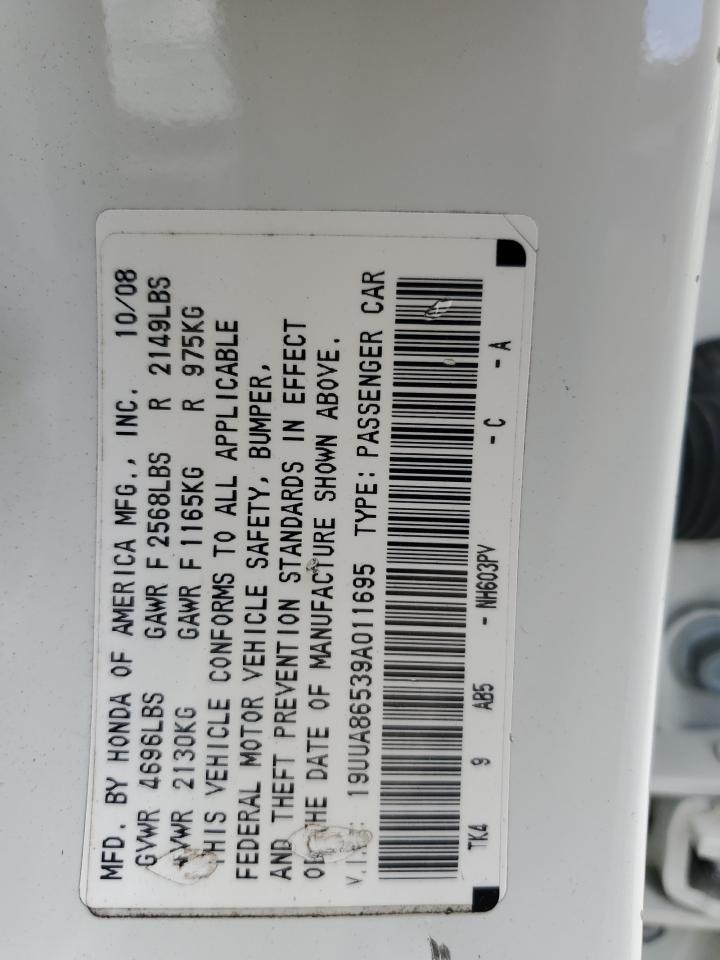 19UUA86539A011695 2009 Acura Tl