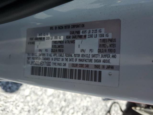 2014 Mazda 5 Touring VIN: JM1CW2CLXE0171990 Lot: 60193404