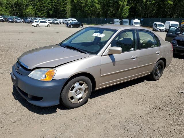 2003 Honda Civic Hybrid VIN: JHMES96633S003319 Lot: 58192134