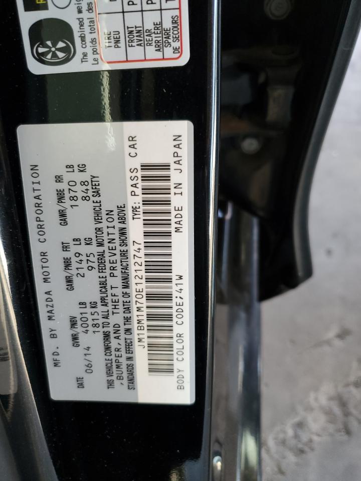 JM1BM1M70E1212747 2014 Mazda 3 Grand Touring