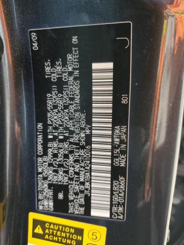 2010 Lexus Rx 350 VIN: JTJBK1BA1A2410016 Lot: 57548974