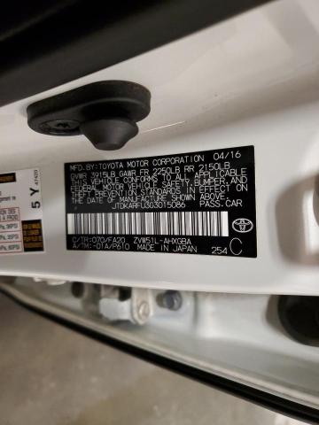 2016 Toyota Prius VIN: JTDKARFU3G3015086 Lot: 58072164