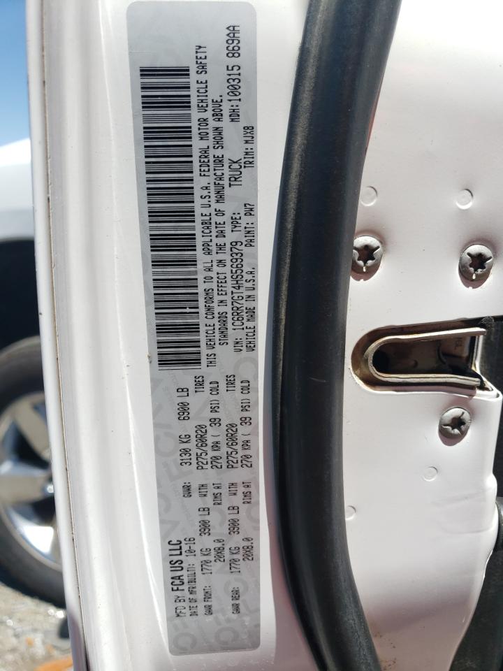 1C6RR7GT4HS569379 2017 Ram 1500 Slt