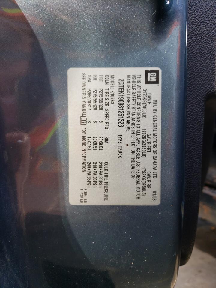 2GTEK190981261328 2008 GMC Sierra K1500