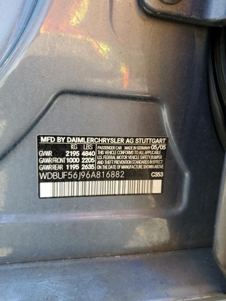 WDBUF56J96A816882 2006 Mercedes-Benz E 350