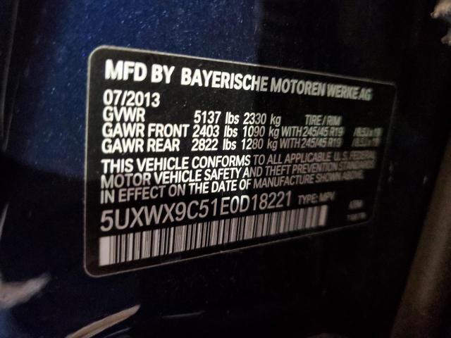 VIN 5UXWX9C51E0D18221 2014 BMW X3, Xdrive28I no.12