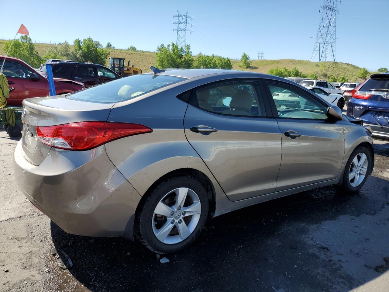 Lot #2974841169 2013 HYUNDAI ELANTRA GL