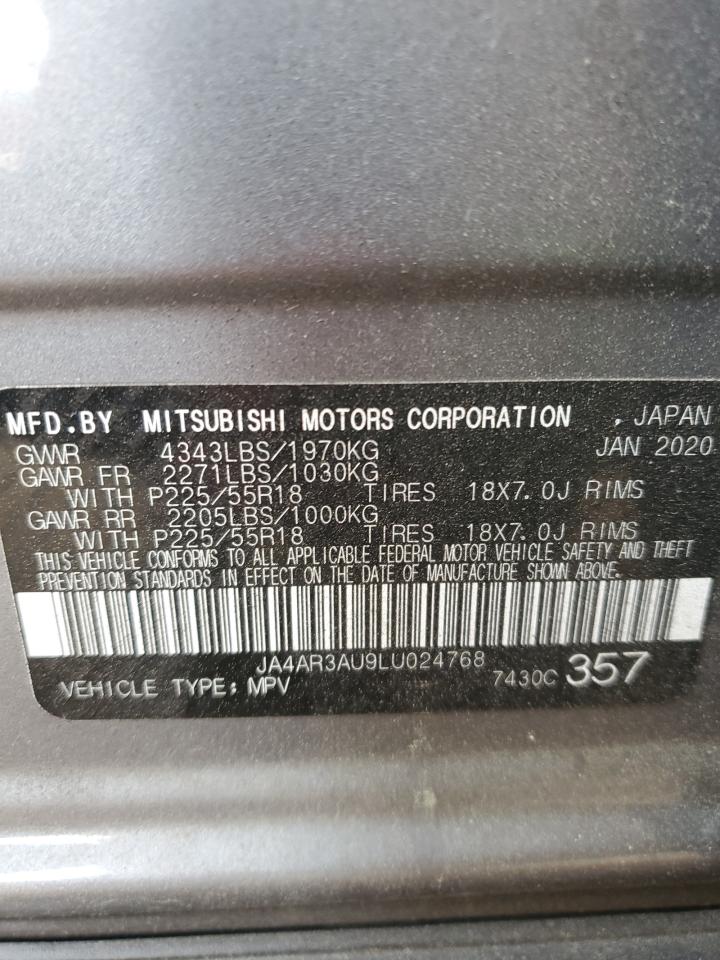 JA4AR3AU9LU024768 2020 Mitsubishi Outlander Sport Es