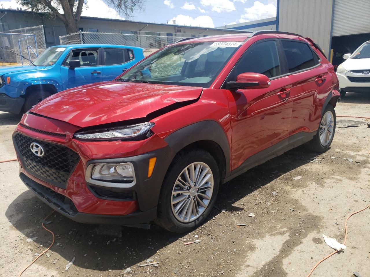 2021 Hyundai Kona Sel vin: KM8K2CAA6MU744191