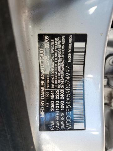 2009 Mercedes-Benz C 300 VIN: WDDGF54X59R074997 Lot: 58634794