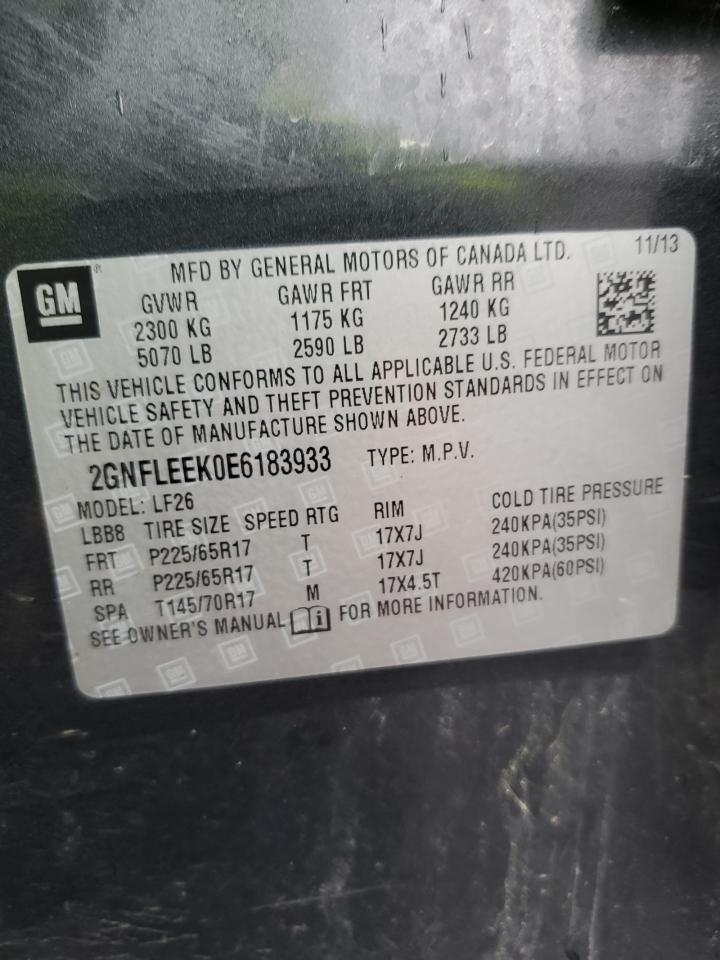 2GNFLEEK0E6183933 2014 Chevrolet Equinox Ls