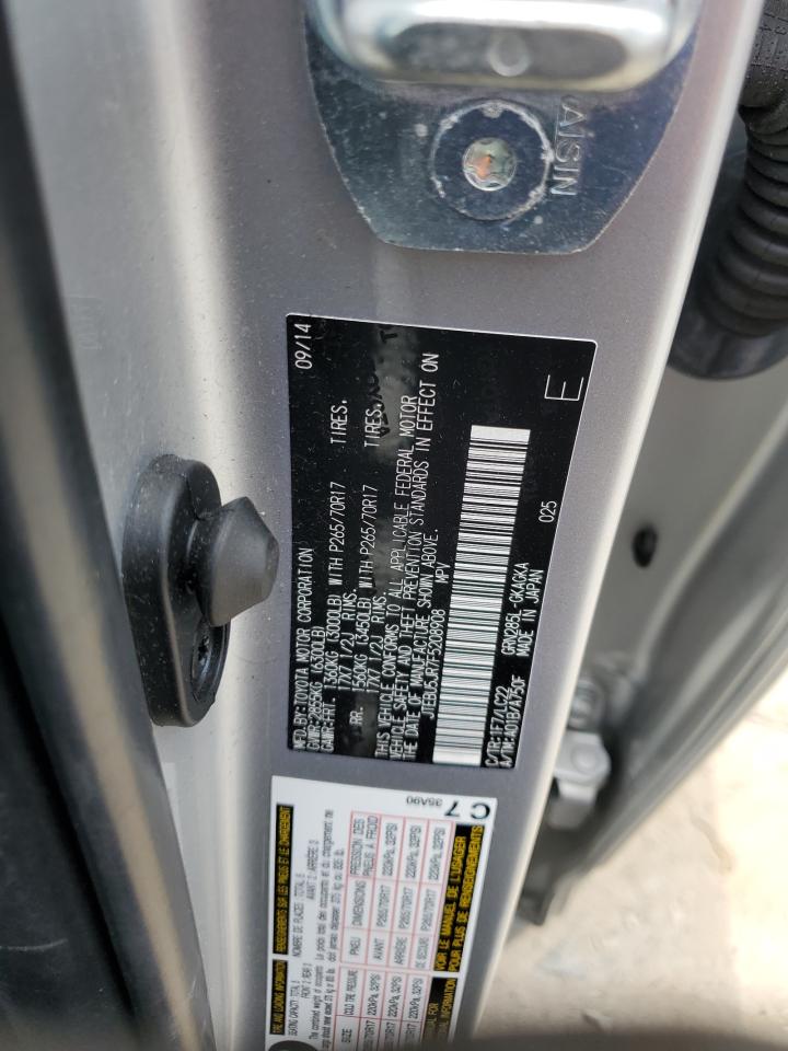 JTEBU5JR7F5208908 2015 Toyota 4Runner Sr5