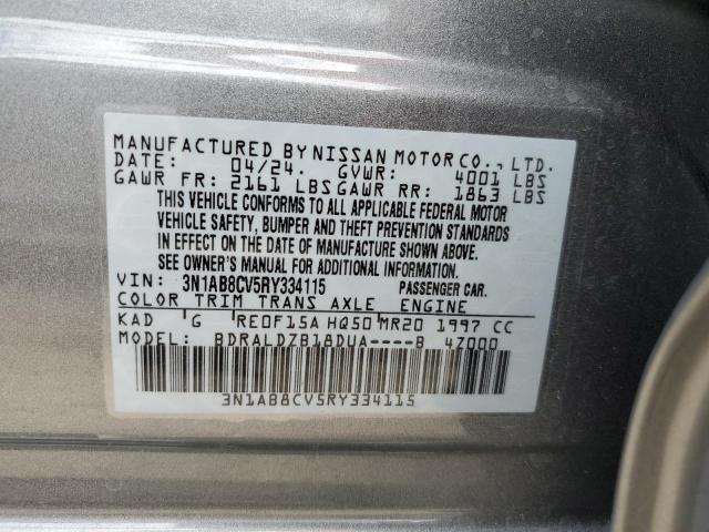 2024 Nissan Sentra Sv VIN: 3N1AB8CV5RY334115 Lot: 61187144