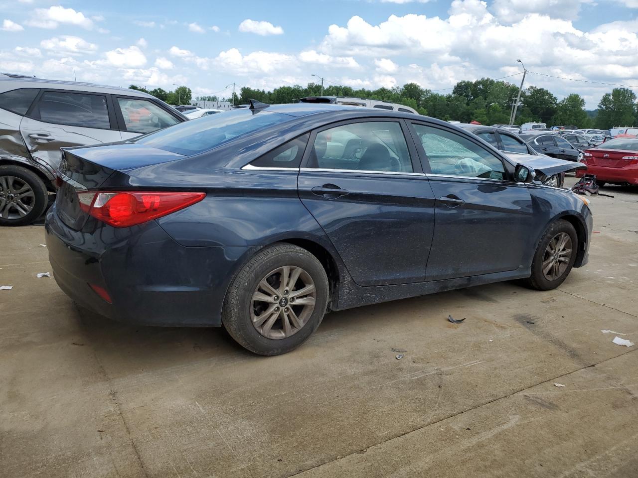 Lot #2857898919 2014 HYUNDAI SONATA GLS