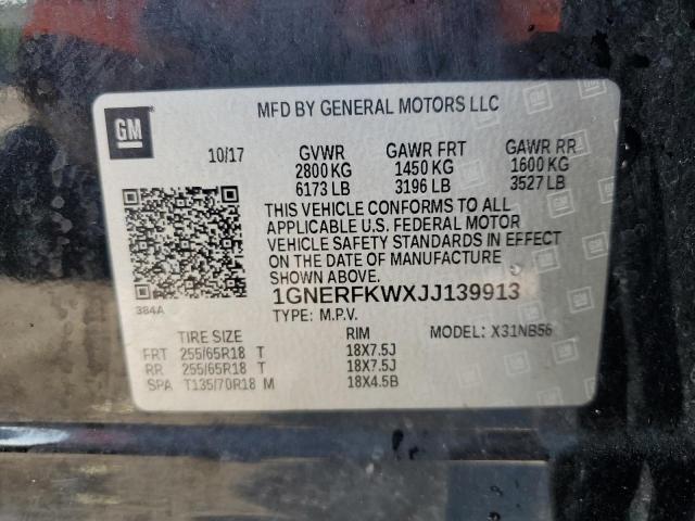 2018 Chevrolet Traverse Ls VIN: 1GNERFKWXJJ139913 Lot: 57875834