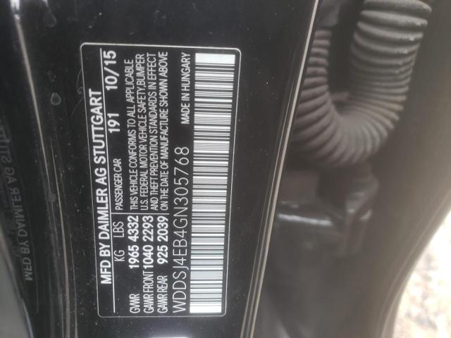 WDDSJ4EB4GN305768 2016 Mercedes-Benz Cla 250