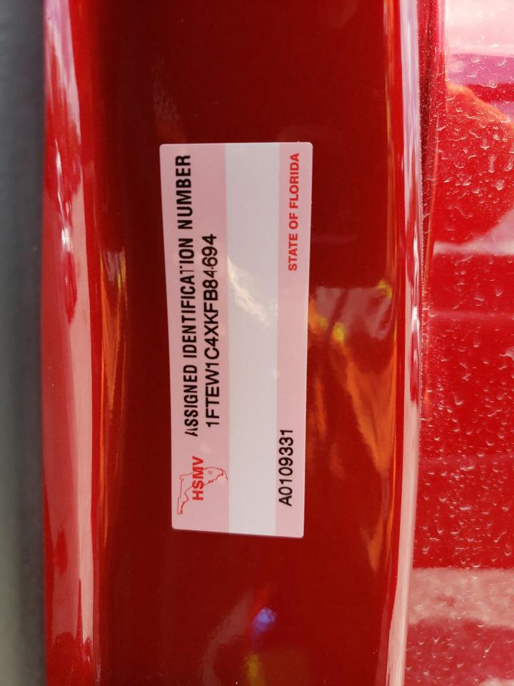 1FTEW1C4XKFB84694 2019 Ford F150 Supercrew