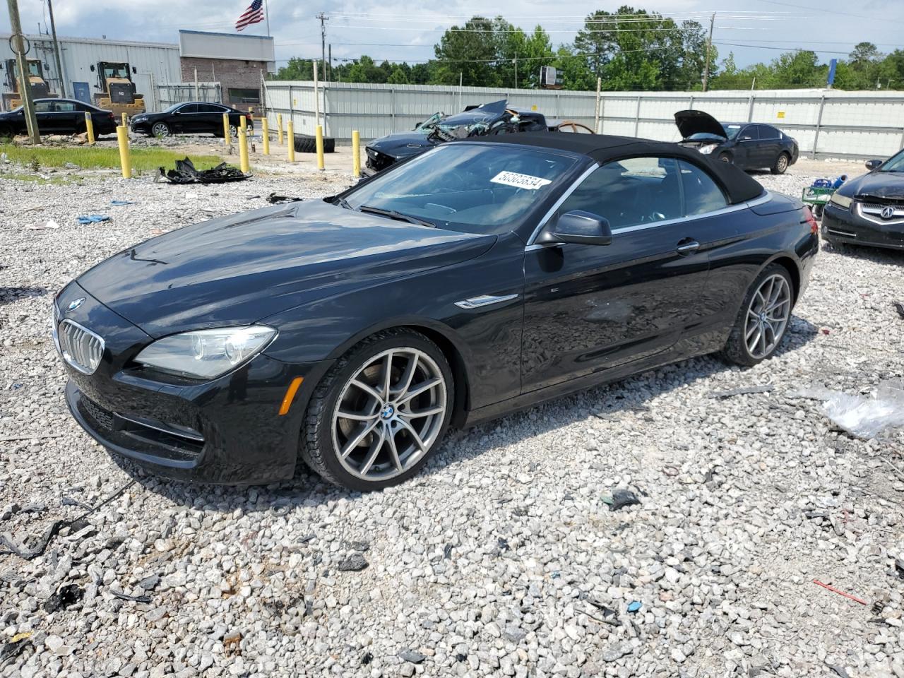 2012 BMW 650 I vin: WBALZ3C50CC397723