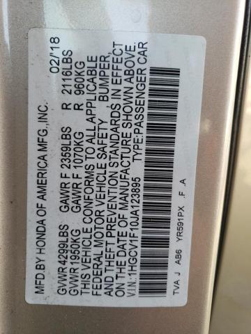 1HGCV1F10JA123895 2018 HONDA ACCORD - Image 12