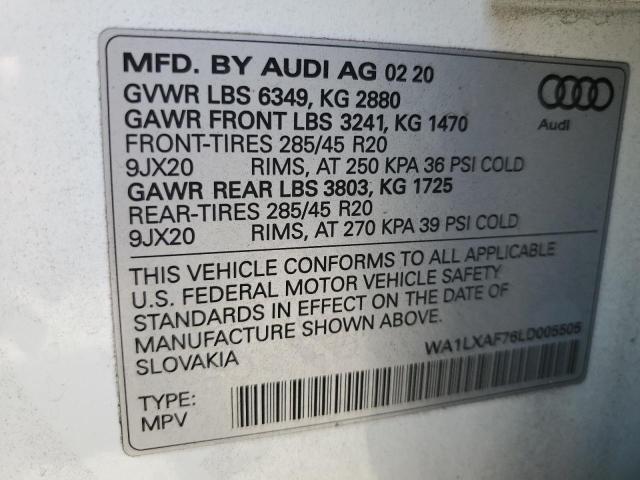 WA1LXAF76LD005505 2020 AUDI Q7 - Image 13