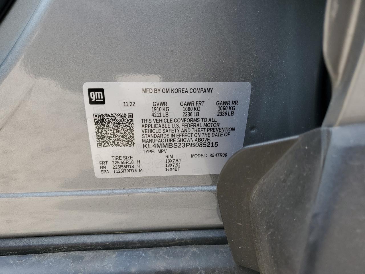 KL4MMBS23PB085215 2023 Buick Encore Gx Preferred