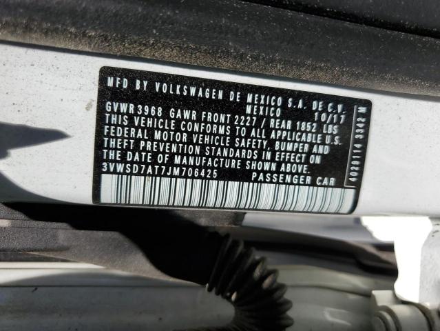 2018 Volkswagen Beetle Dune VIN: 3VWSD7AT7JM706425 Lot: 60140384