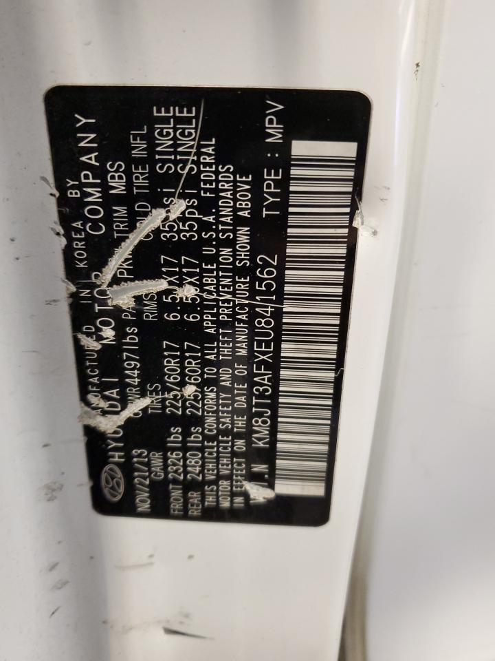 KM8JT3AFXEU841562 2014 Hyundai Tucson Gls