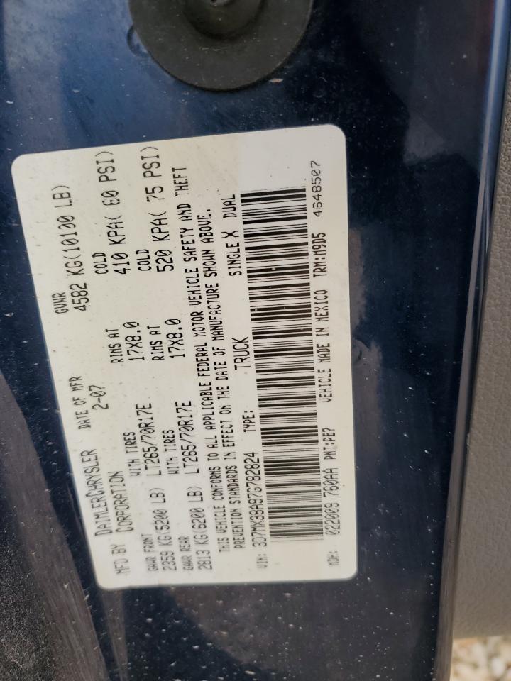 3D7MX38A97G782824 2007 Dodge Ram 3500 St