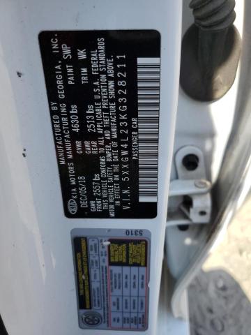 2019 Kia Optima Sx VIN: 5XXGW4L23KG328211 Lot: 57016984