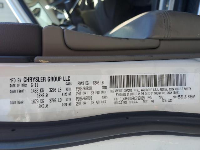 2011 Jeep Grand Cherokee Laredo VIN: 1J4RR4GG9BC736809 Lot: 59949744