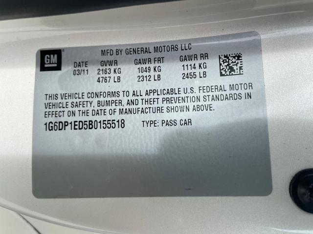 2011 Cadillac Cts Premium Collection VIN: 1G6DP1ED5B0155518 Lot: 61114354