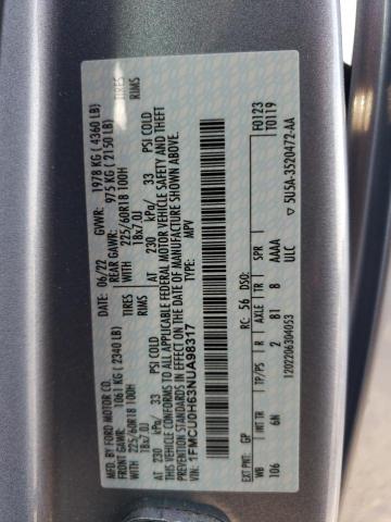 2022 FORD ESCAPE SEL - 1FMCU0H63NUA98317
