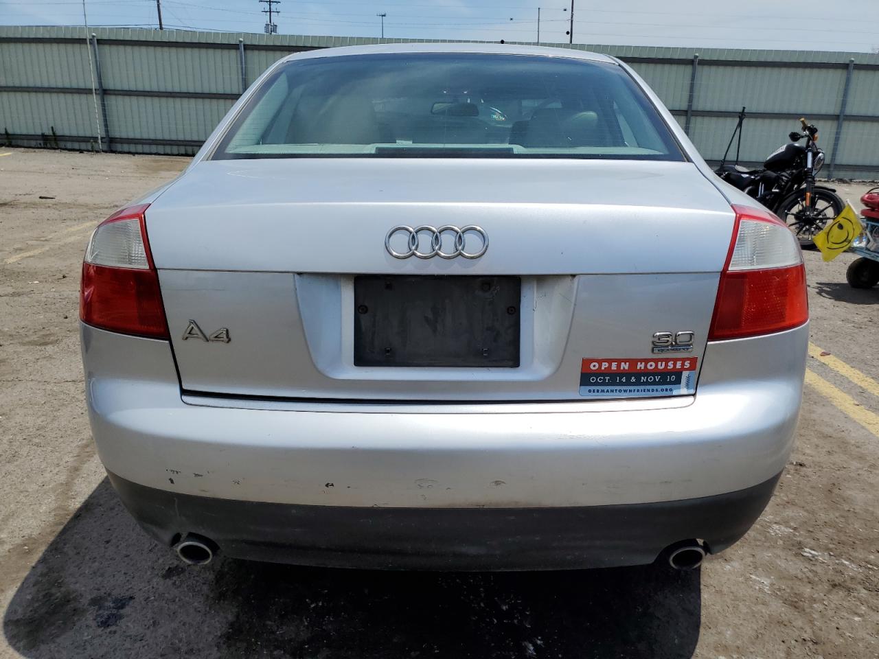 WAULT68E73A191161 2003 Audi A4 3.0 Quattro