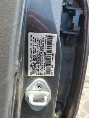 2004 Honda Civic Ex VIN: 1HGES26774L000986 Lot: 61155824