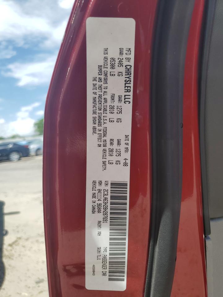 2C3LA63H28H287691 2008 Chrysler 300C