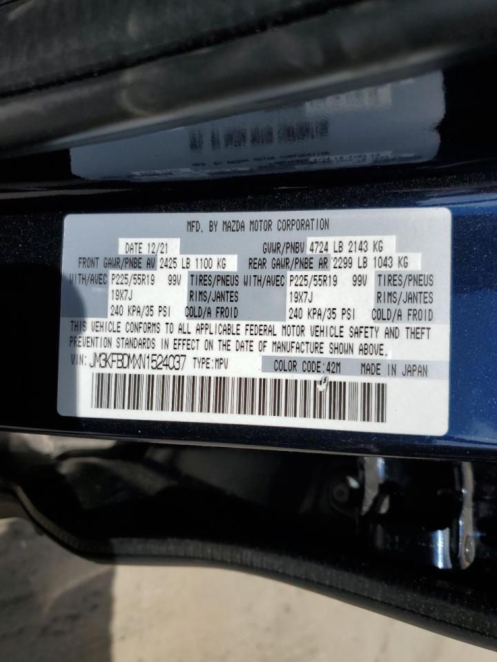 JM3KFBDMXN1524037 2022 Mazda Cx-5 Premium