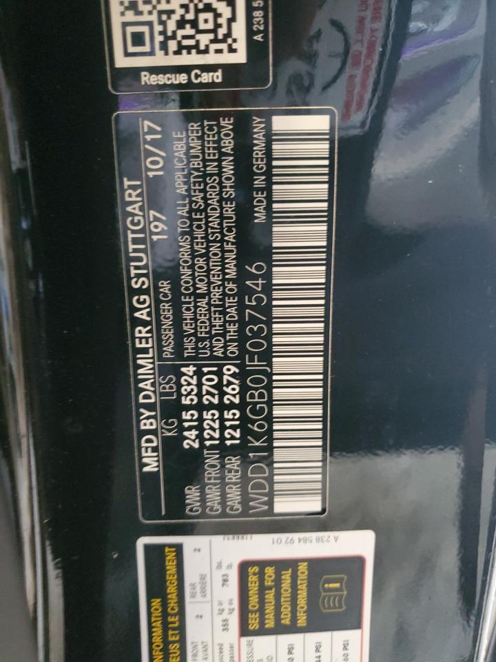 WDD1K6GB0JF037546 2018 Mercedes-Benz E 400 4Matic