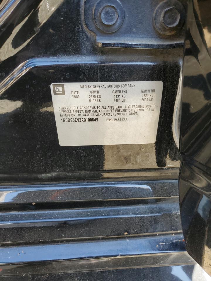 1G6DS5EV2A0100649 2010 Cadillac Cts Premium Collection