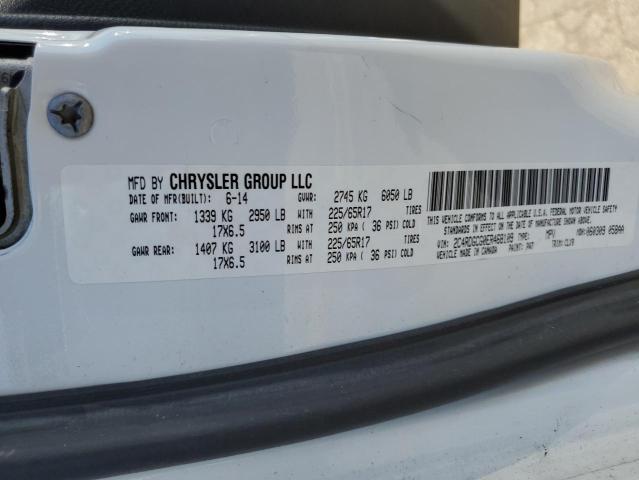 2014 Dodge Grand Caravan Sxt VIN: 2C4RDGCG0ER468109 Lot: 56383614