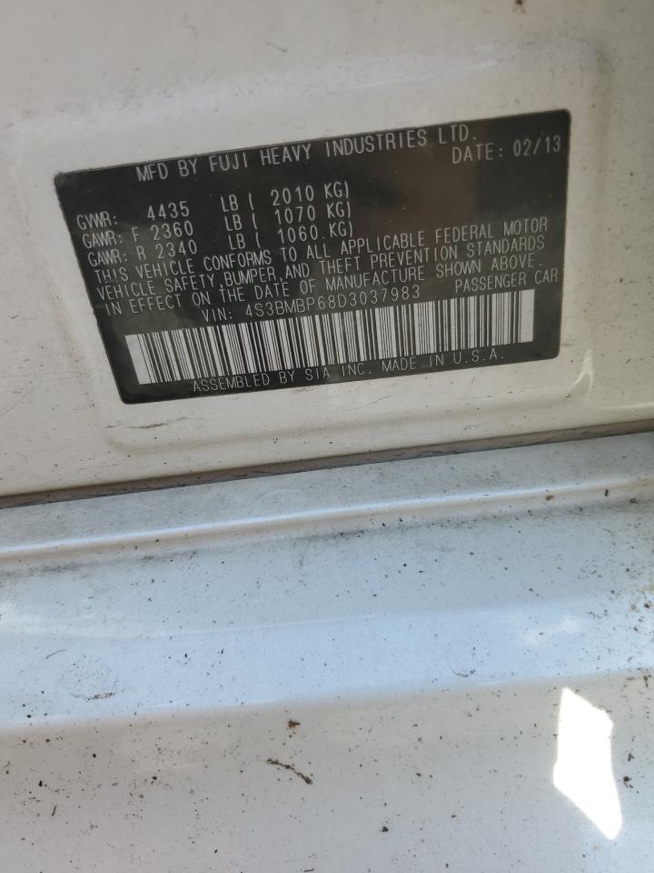4S3BMBP68D3037983 2013 Subaru Legacy 2.5I Limited
