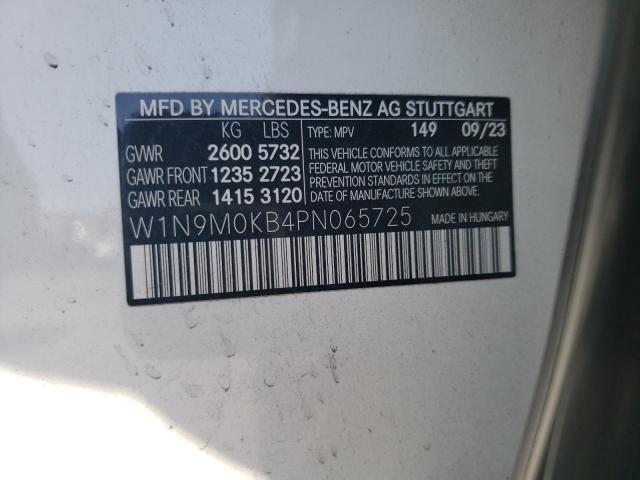 W1N9M0KB4PN065725 2023 Mercedes-Benz Eqb 300 4Matic