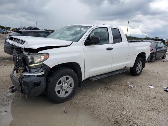 TOYOTA TUNDRA DOU 2020 white  gas 5TFRY5F12LX263034 photo #1