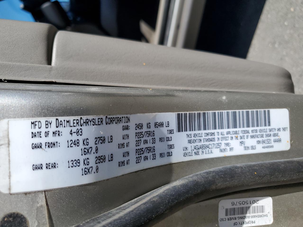 1J4GW48S04C171257 2024 Jeep Grand Cherokee Laredo