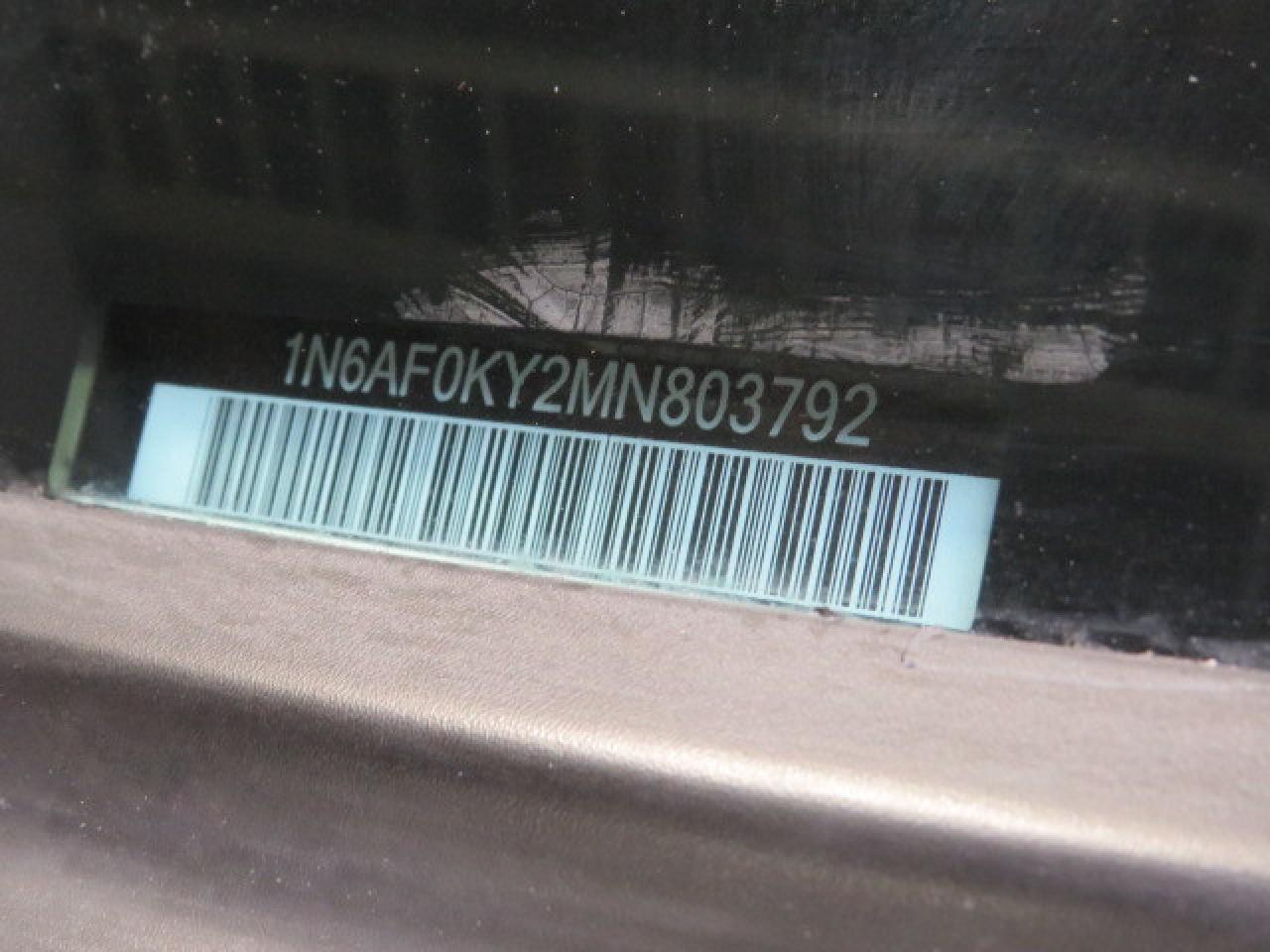 1N6AF0KY2MN803792 2021 Nissan Nv 2500 Sv