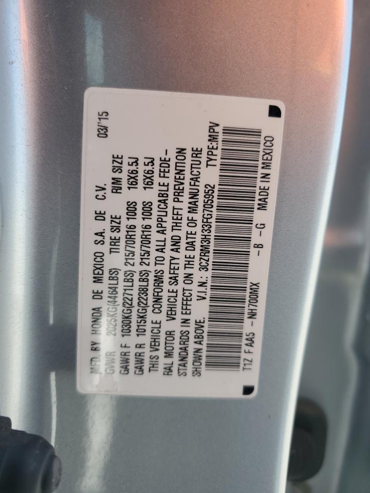 3CZRM3H33FG705952 2015 Honda Cr-V Lx