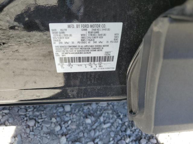 2019 Ford Edge Titanium VIN: 2FMPK4K9XKBC22425 Lot: 59448594