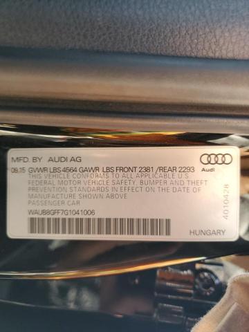 2016 Audi A3 Premium VIN: WAUB8GFF7G1041006 Lot: 61068744