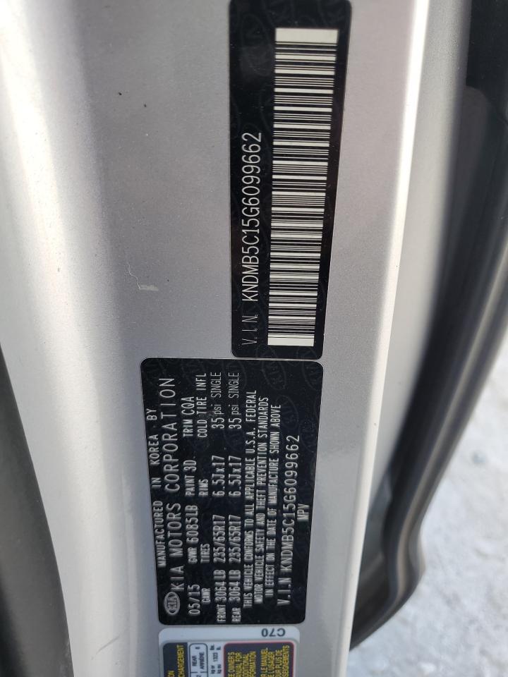 KNDMB5C15G6099662 2016 Kia Sedona Lx