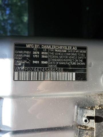 2004 Sprinter 2500 Sprinter VIN: WD2PD744245686588 Lot: 58916724